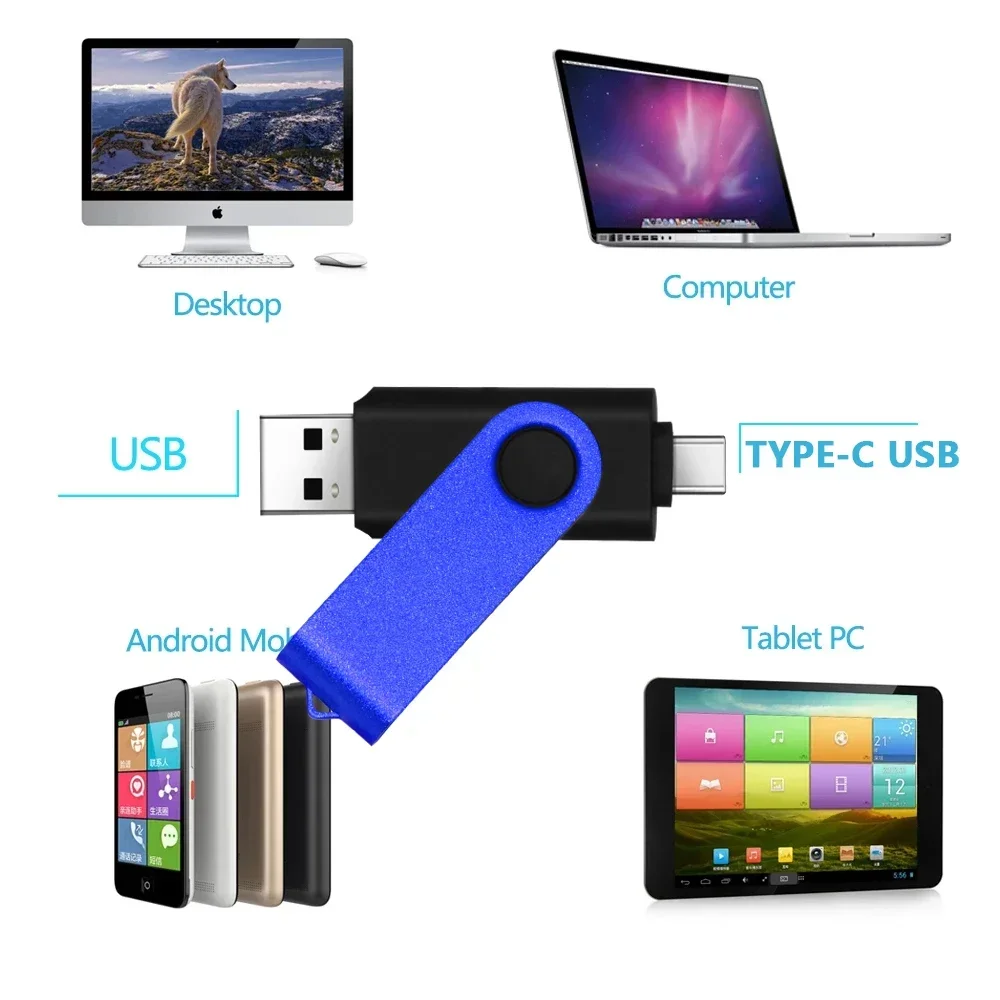 USB Flash Drive Flash Drive Type C Pendrive 64GB 128GB