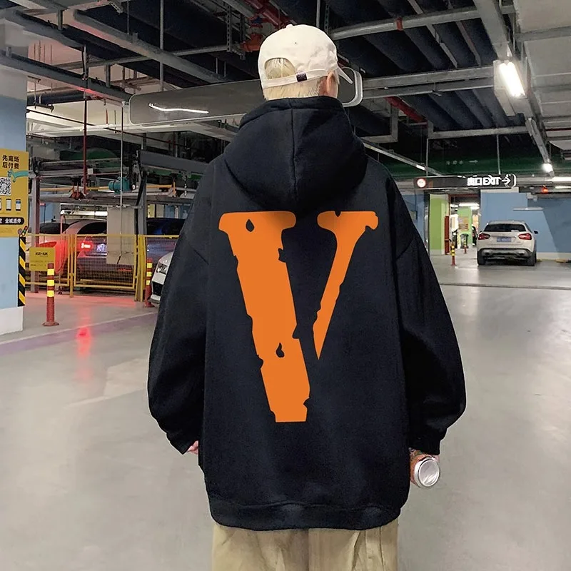 

High Street Hoodie Sweatshirt Men's Letter Printed Hoodie Sweatshirts 2023 American Hip Hop Oversized Hoodie Coat Tracksuit