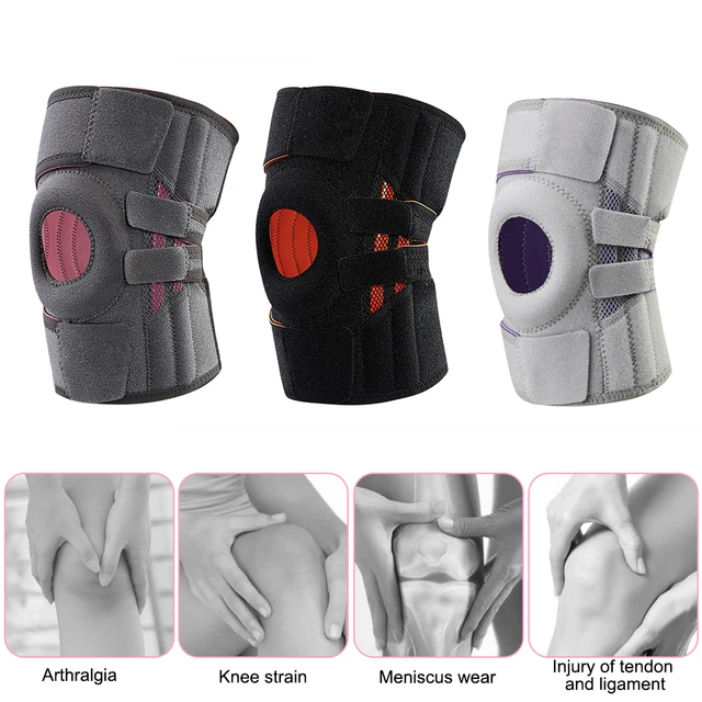 Orthopädische Knie Pad mit Silikon Frühling Knie Brace Unterstützung Joint  Schmerzen Relif Patella Schutz Verstellbare Kniepolster Schutz Meniskus -  AliExpress