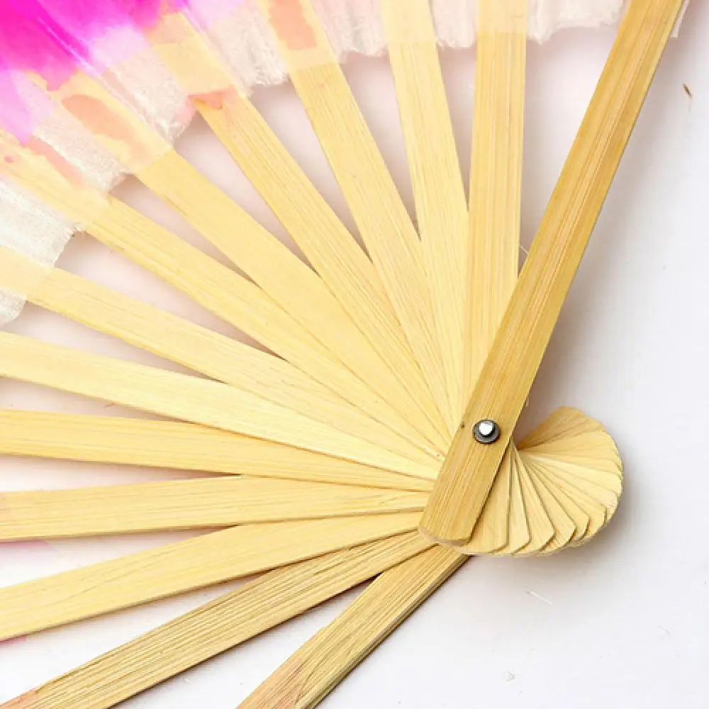 Folding Fan Hand Fan Wooden Hand Fan Silk Fans Chinese Yangko Dance Bamboo Fans