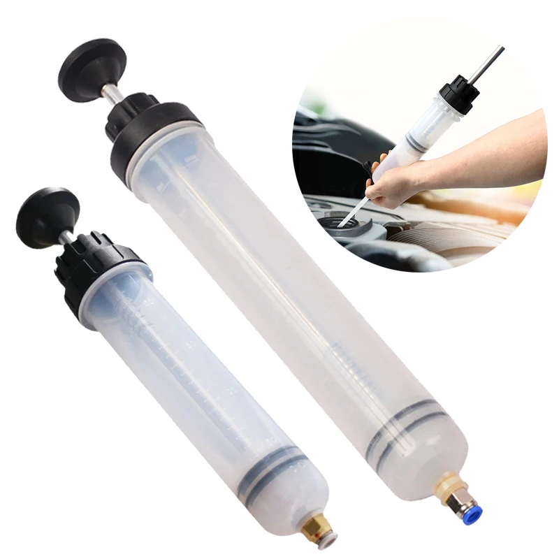 Car Oil Filling Equipment Fluid Extractor Auto Manual Fluid Extractor and Filler Syringe Pump Manual Suction Vacuum Fuel