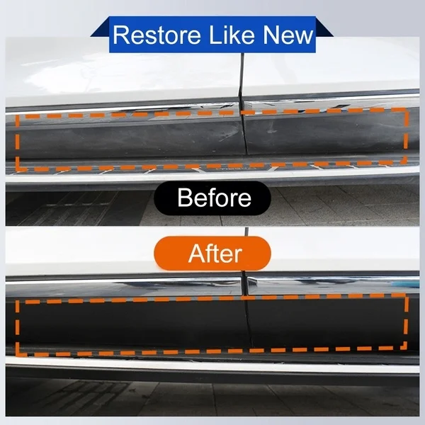 Plastic Restore Revitalizer Plastic Renovator Longlasting Coating For Car Rubbers Refurbish Clean Gloss Black Shine HGKJ 24 5