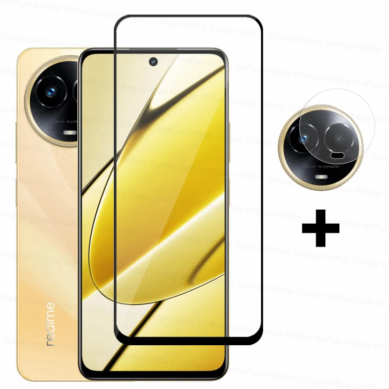 

Full Glue Glass For Realme 11 5G Global Screen Protector Realme 11 4G 5G Global Tempered Glass Film Phone Glass Protector