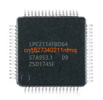 

Новинка 100%, бесплатная доставка, LPC2114FBD64 LPC2114 LPC2114F LPC2114FBD QFP64 MCU 128 Кб
