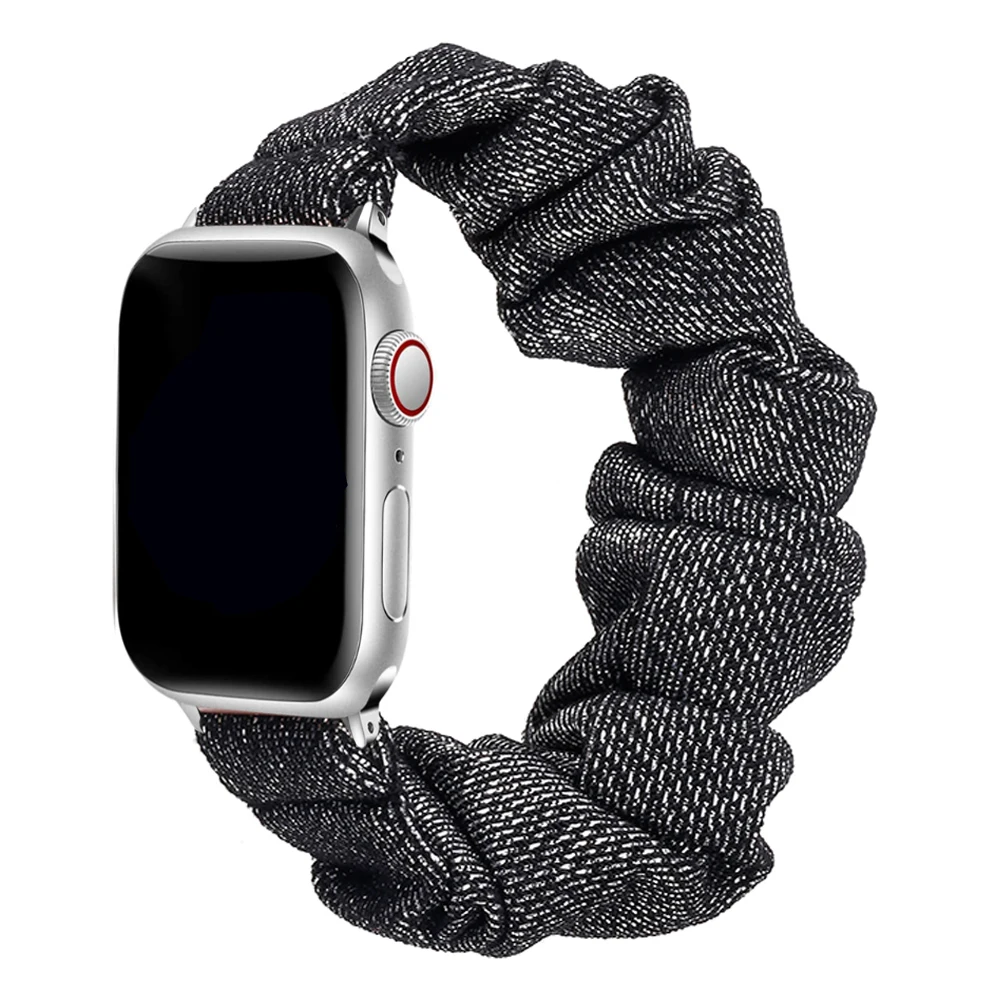 Leopard Print Elastic Nylon Watch Strap Bracelet