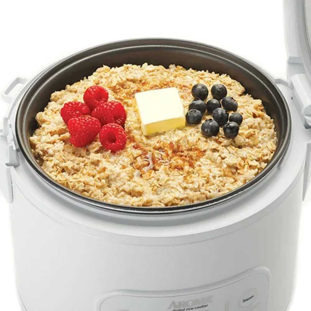 Aroma Rice Cooker 8 Cup Silver