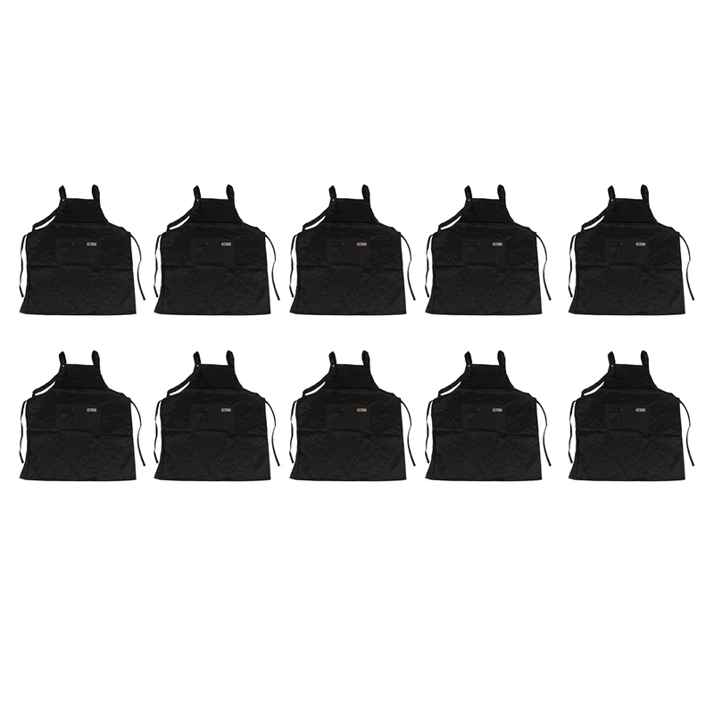 

10X A Black Professional Stylist Apron Waterproof Hairdressing Coloring Shampoo Haircuts Cloth Wrap Hair Salon Tool