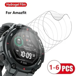 Premium Smart Watch Screen Protector - Ultra-Clear Soft TPU Protective Film for 6 Pcs Film (Amazfit T Rex 2)