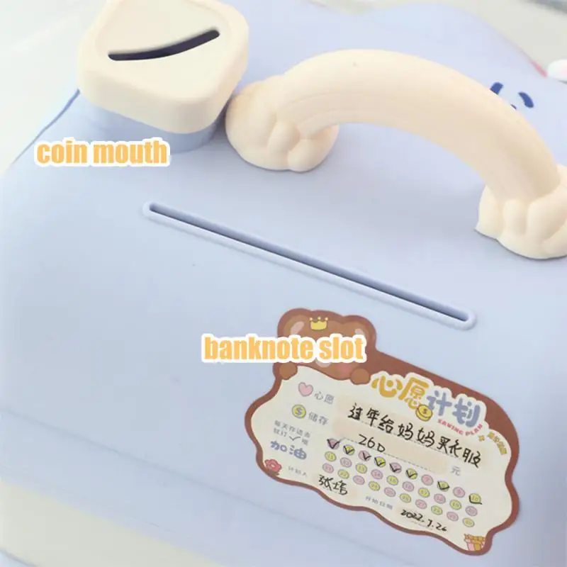 Creative Piggy Bank Consciousness Of Saving Money Cartoon Big House Savings Toys Piggy Bank Not Bad Two Colors Feel Delicate