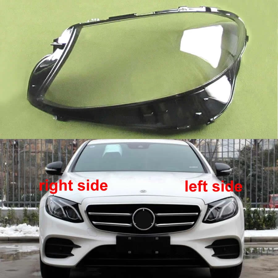 

For Mercedes Benz W213 E200L E300L E320L 2016-2019 Headlights Cover Lamps Headlamp Shell Lens Replace The Original Lampshade