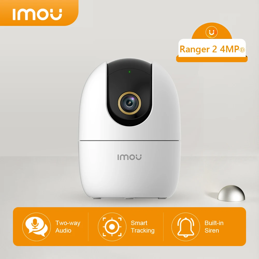  Imou 2K Indoor Security Camera WiFi Camera for Home Security,  Surveillance Camera 4MP w/Night Vision, 360° View with AI Human Detection,  2-Way Audio, Smart Tracking, Siren, Works with Alexa 2.4GHz 