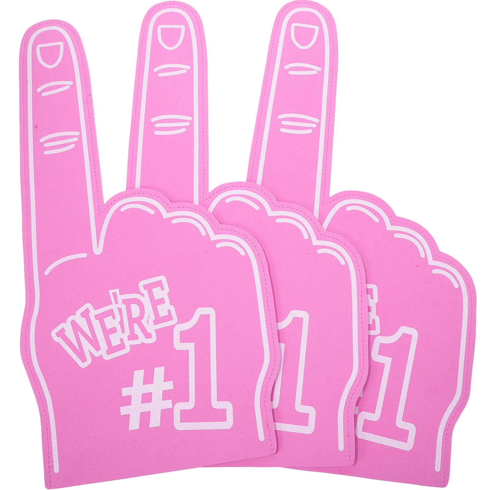 3 Pcs Foam Finger Pointer Cheerleading Props Sports Toys Kids Party Souvenirs Gifts EVA Hands Giant Fingers For