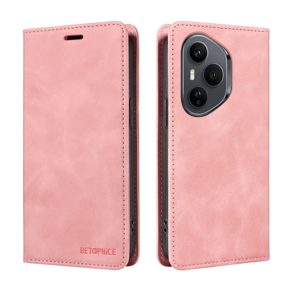 RFID Blocking Magnetic Wallet Phone Case - Leather Cover