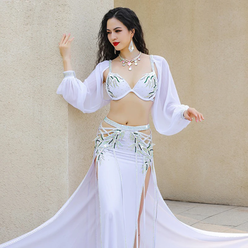 Women Egyptian Belly Dance Costume Set Popsong Performance