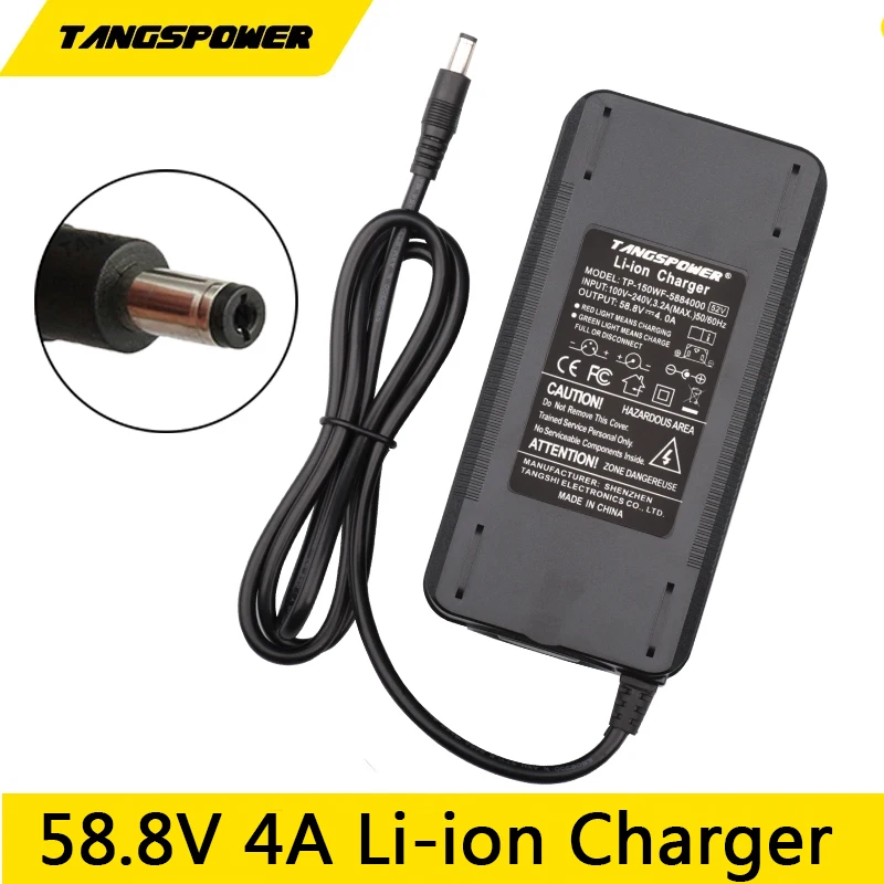 thumbnail image 2 of 58.8V 3A 5A 8A 10A Lithium Battery Charger 52V 14S 20AH 30AH 50AH 54.6v 2 of 10