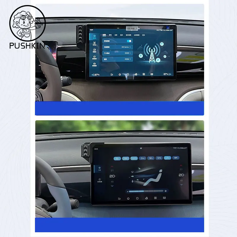 BYD Atto1 Dolphin EA1 자동차 스타일링 휴대 전화 홀더 에어 벤트 마운트 중력 브래킷 스탠드 자동 수정 액세서리
