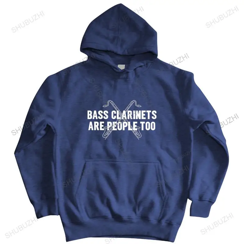

Fashion brand sweatshirt mens loose hoodies BASS CLARINETS ARE PEOPLE TOO Funny black warm coat Top Cotton Brand casual hoody