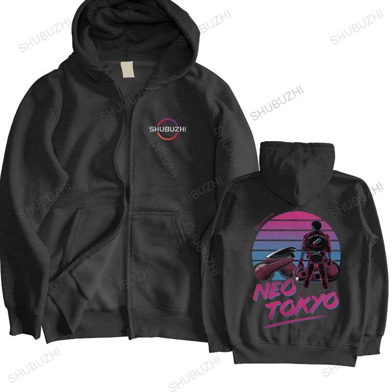 

Welcome To Neo Tokyo Men cool hoody Vaporwave Akira Shotaro Kaneda Motorcycle hooded jacket sweatshirt Cotton Anime Top Gift