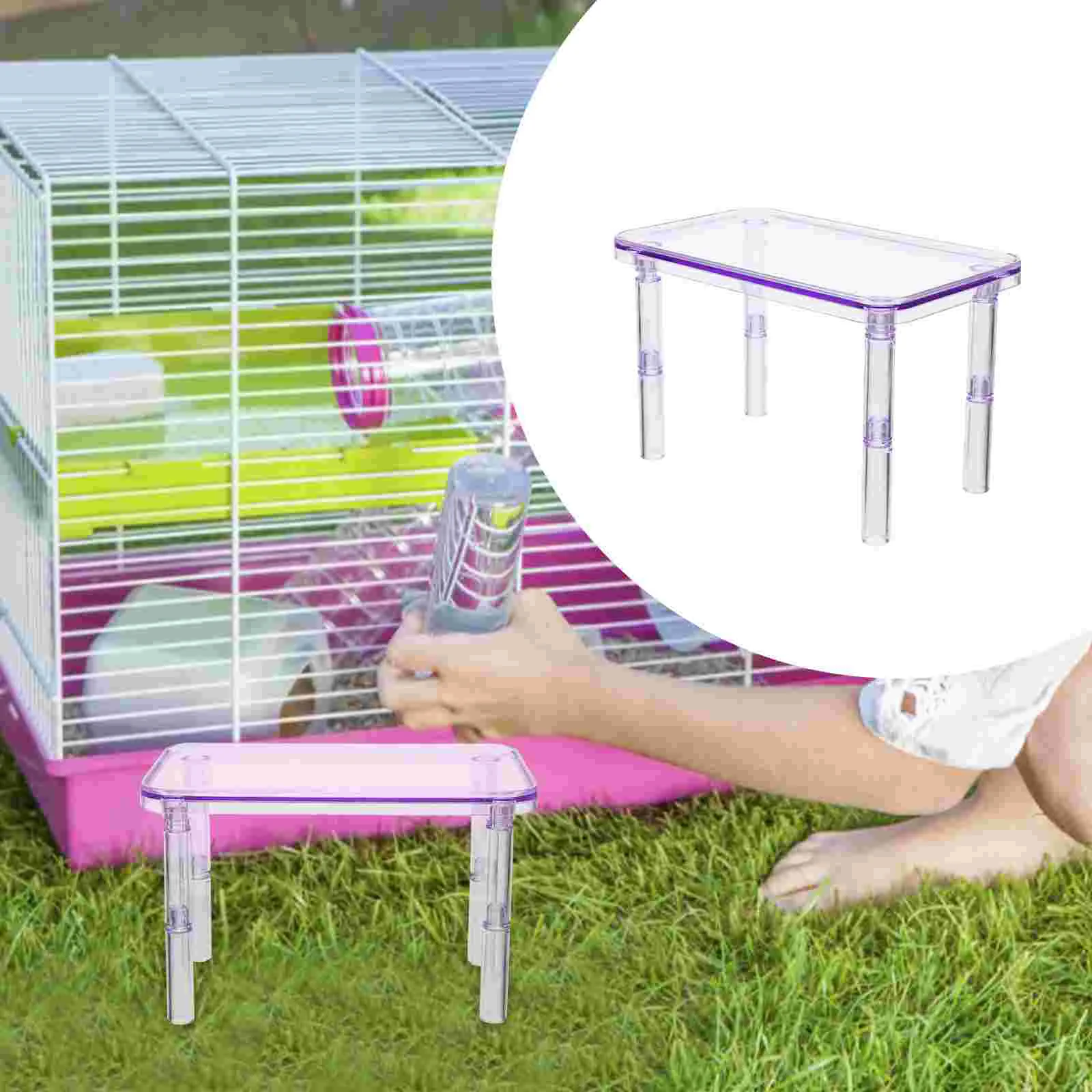 

Hamster Landscaping Platform Cage Interesting Bed Decorative Delicate Toy Desktop Stand