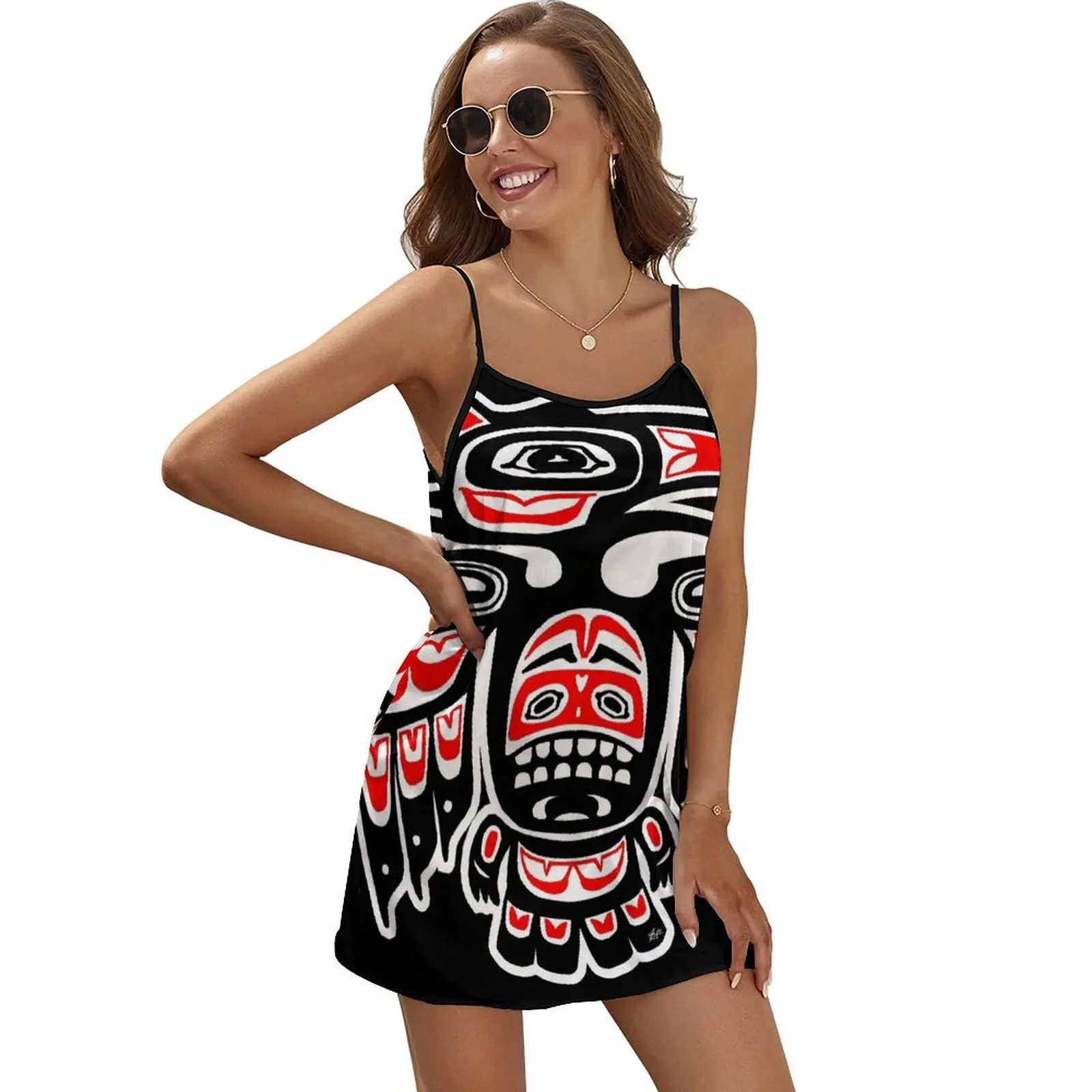 

Alaskan Eagle Sleeveless Dress Evening dresses Long dress woman Female clothing