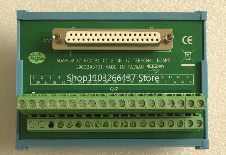 

Advantech ADAM-3937 REV.B1 DB.37 Terminal Block Wiring Stand DIN Rail ADAM-3937-BE