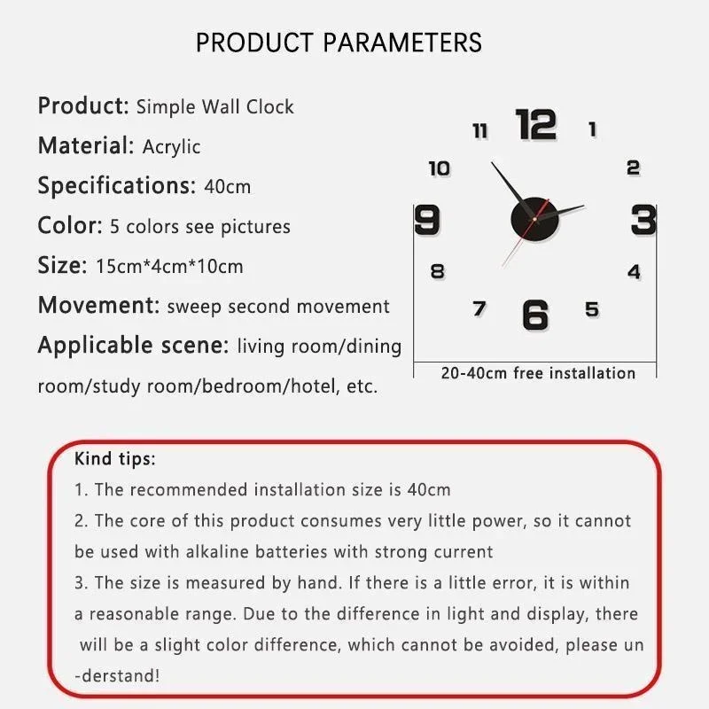 3D Wall Clock Luminous Frameless Wall Clocks DIY Digital Clock Stickers Silent for Office Decor study wall clock 3d wall clock