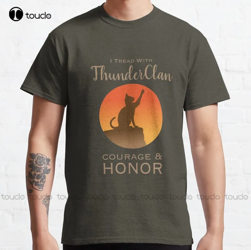 

Классическая футболка New Thunderclan Pride, хлопковые рубашки для мужчин, Классическая футболка