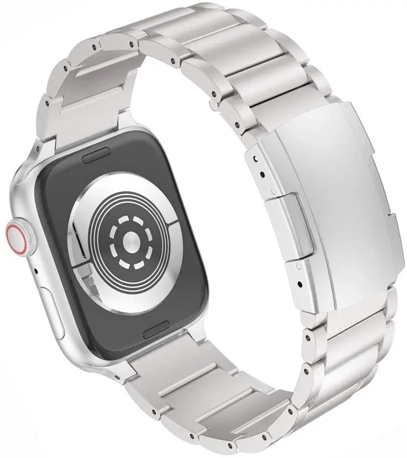 Premium Titanium Stainless Steel Watch Strap Bracelet - Universal Fit