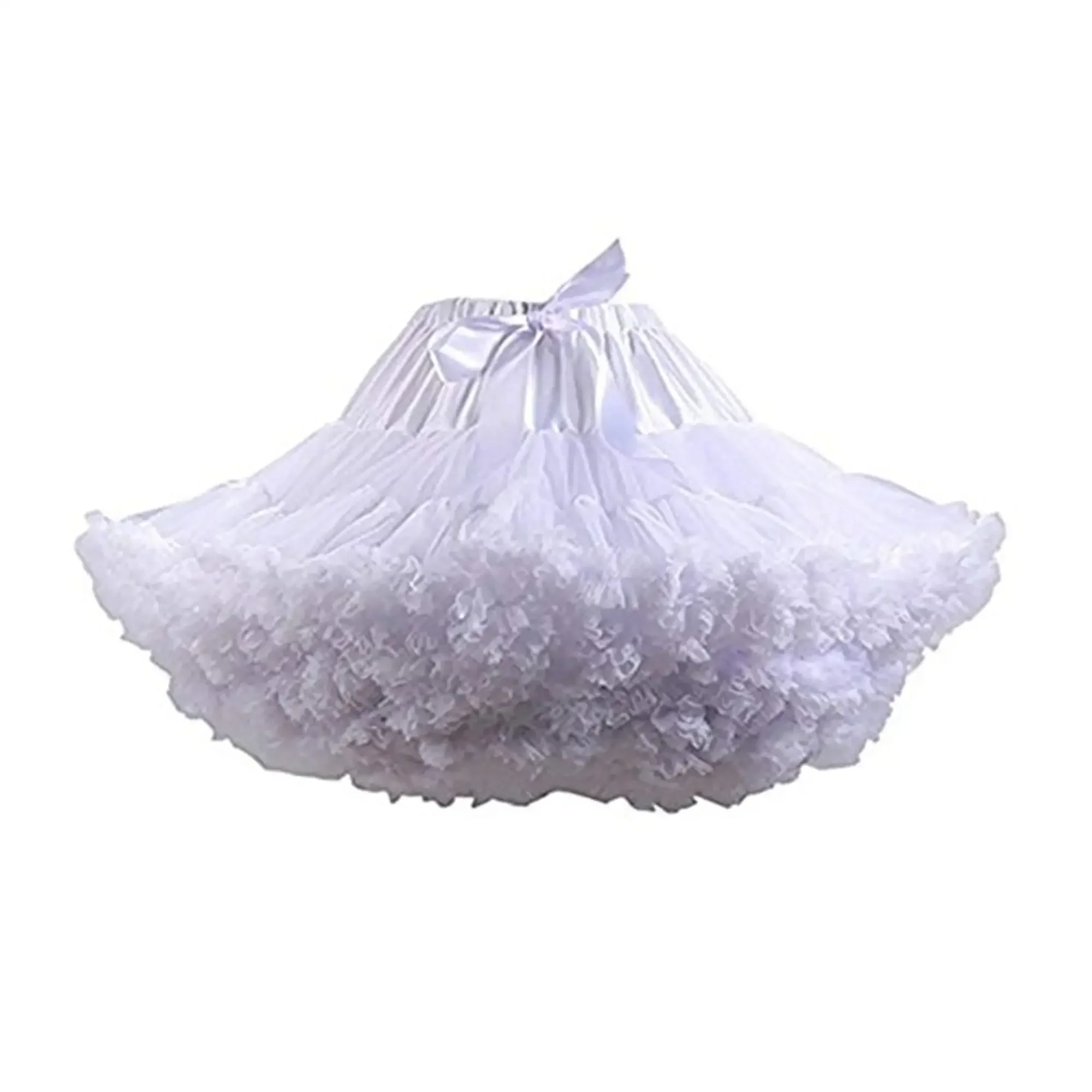 Womens 3-Layered Pleated Tulle Petticoat Tutu Party Cosplay Skirt Lolita Bridal Crinoline lolita petticoat,petticoat underskirt,petticoat skirt,tulle tutu skirt