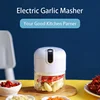 Electric Garlic Masher USB Charging Mini Crusher Chopper Durable for Crushed Garlic Ginger Chili 1