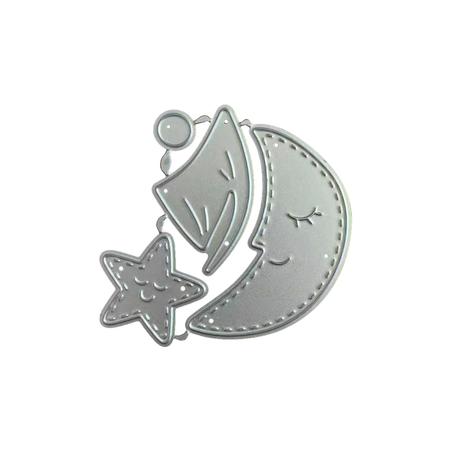 

The Moon and Star Metal Cutting Dies for DIY Scrapbooking and Card Making Decor Embossing Craft Die Cut