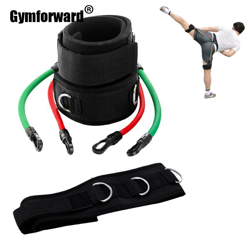 8pcs Speed Agility Leg Training Jumping Workout Fitness Resistance Band