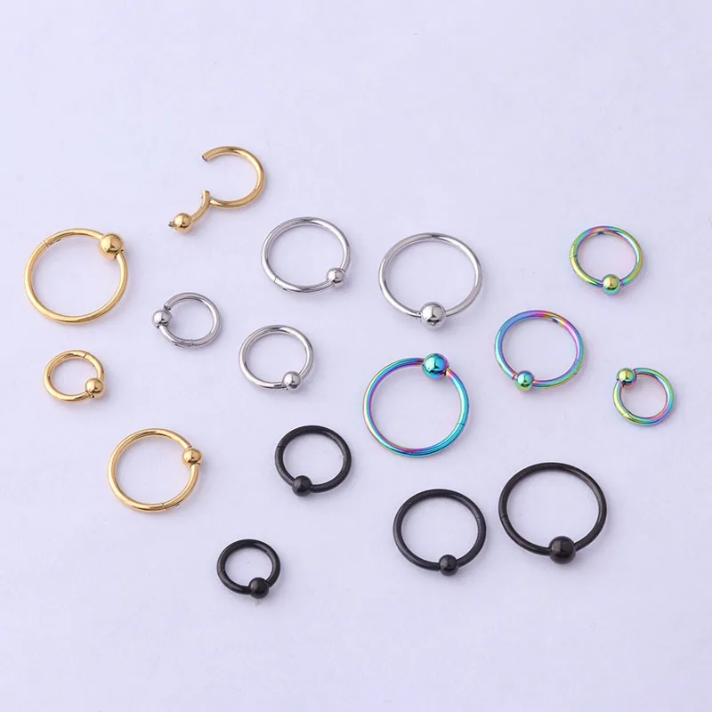 OUFER Body Piercing 14K Piercing Nez Or 20G Clou De Nez Stud En - 6