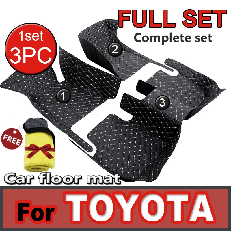 

Car Floor Mats For TOYOTA RAV4 Ⅲ CA30 RAV4 Ⅳ CA40 Alphard 4Runner Hilux 2door Hilux revo Hilux Highlander Car Accessories