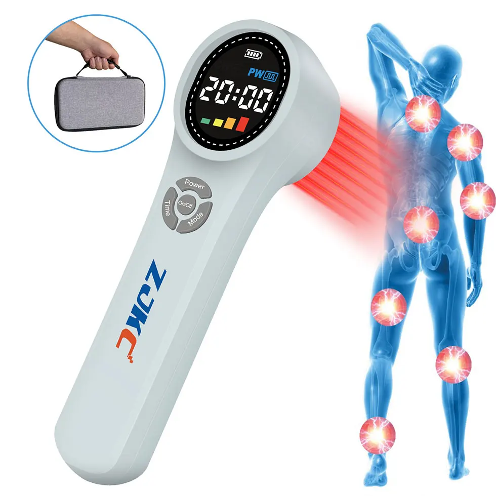 

ZJKC Laser Fisioterapia Therapy Device Arthritis Red Light Physiotherapy Equipment 660nm 810nm 980nm Joint Muscle Pain Relief