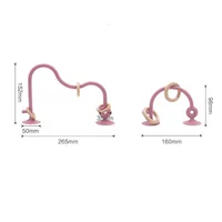 New Kids Wood Ring Soft Silicone Teether Toy Infant Teething Chewing Toy Baby Accessories Newborn Photography Baby Toys 5