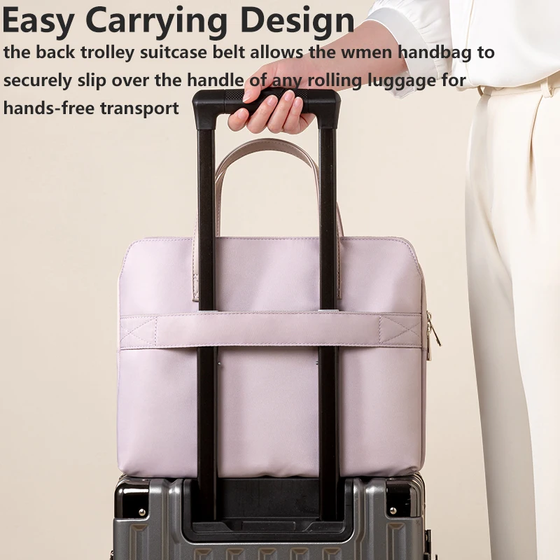 여성용 노트북 가방 비즈니스 핸드백, 맥북 프로 HP 스트림 크롬북 레노버 아이디어패드, ASUS 젠북 델 화웨이용, 14 인치