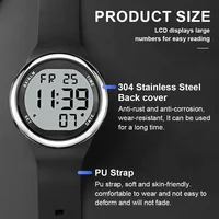Hearkent Spanish Talking Watch Clock for Blind Man/Women Digital Voice Wrist Watch Alarm Fashion Silicone Watch for Seniors Gift 2