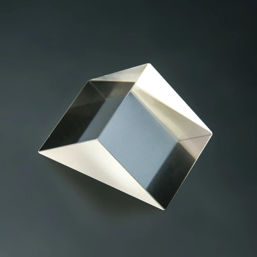 Optical Prisms Photography Prism 10x10x10mm Triangular Prism 45 Degree Right Angle Prism Visual Measurement Reflection