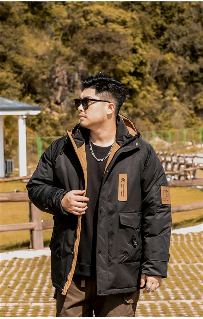 150KG Winter Cargo Coats Men Army Green Outdoor Coldproof
