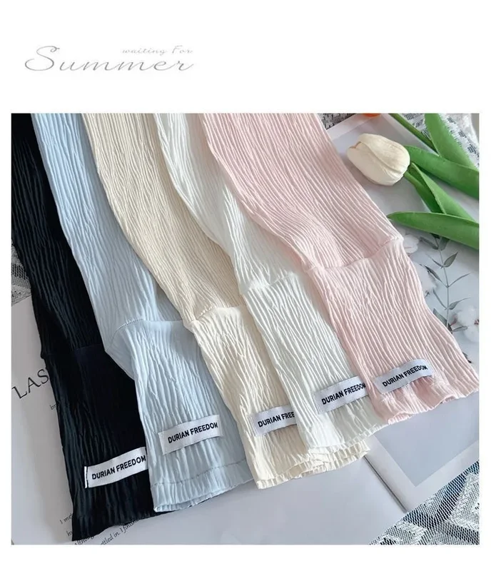 Ice silk sunscreen sleeves, solid color, s…