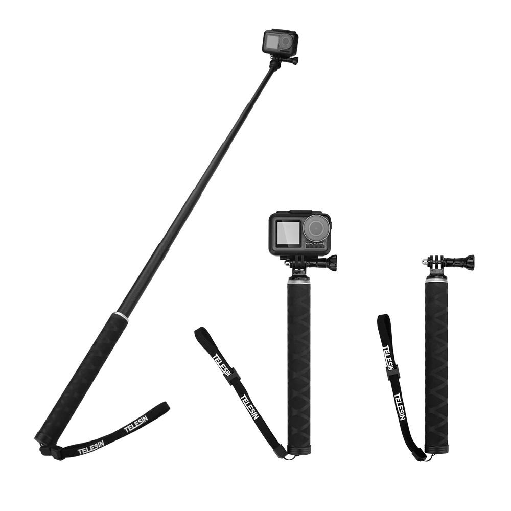 Dji Osmo Action Camera Selfie Stick Carbon Fiber Gopro Selfie Stick