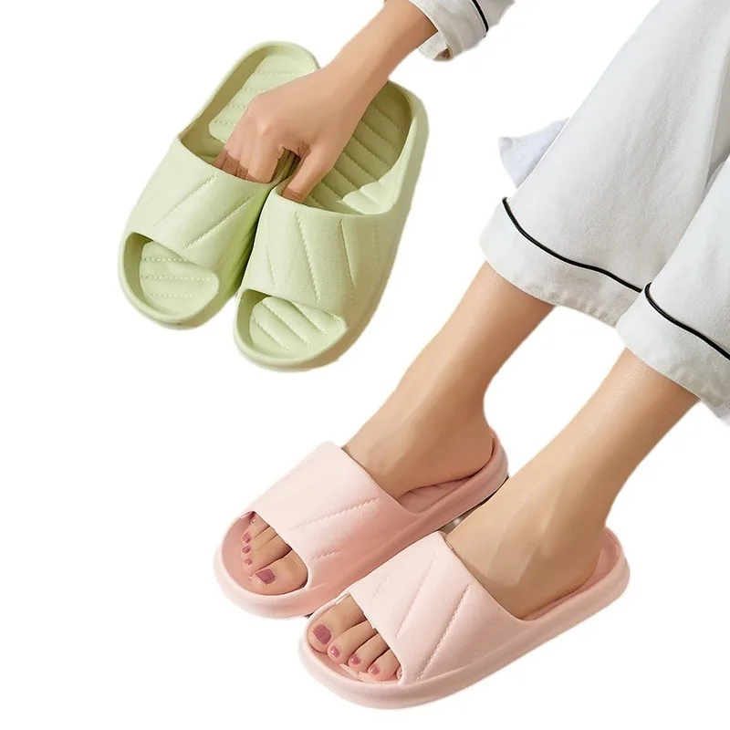 

H27 slippers for men, summer indoor home bathing couple household non-slip silent women's slippers that can be worn ou