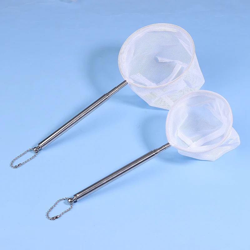 1pc Aquarien fisch Fischernetz Edelstahl einziehbare kleine Garnelen Fischernetze Fisch Garnelen Tank Aquarium Zubehör – Detail 5