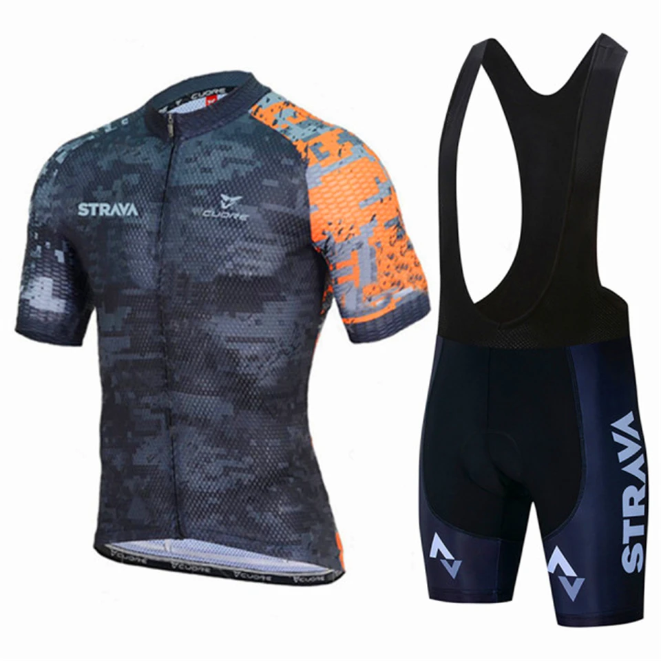 Strava-Cycling-Jersey-Set-2023-Team-Summer-Bicycle-Cycling-Clothing ...