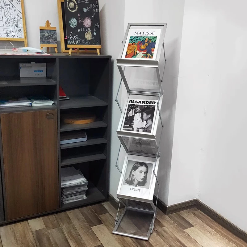 

Modern Metal Bookcase Ladder Filing Minimalist Bedroom Bookshelf Nordic Display Estanteria Habitacion Modular Furniture Home