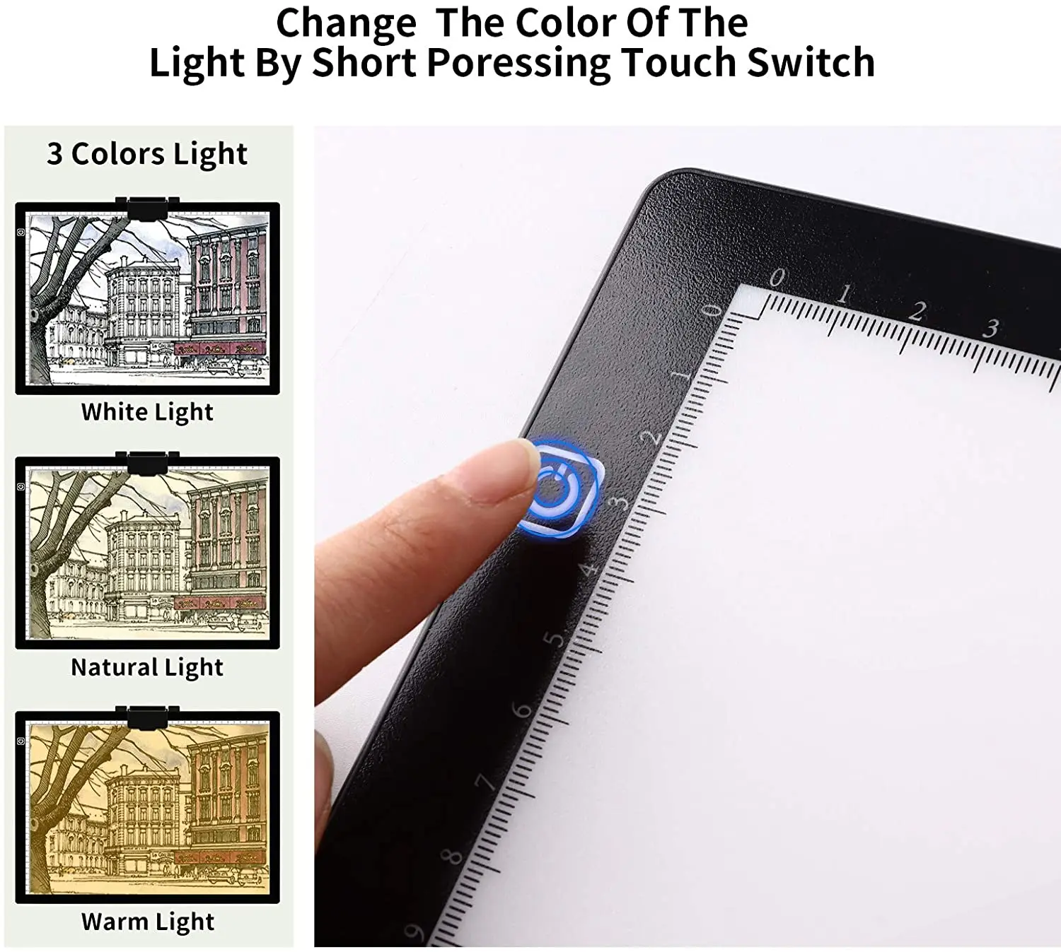 A3 USB Cable Tracing Light Board led light pad for Artists Drawing Diamond  Painting Stencilling Sketching Animation X-ray