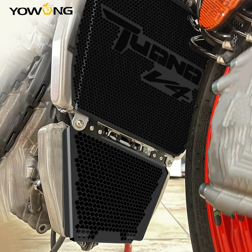 

Motorcycle Radiator Guard Grille Protector Cover For Aprilia RSV4 1000 APRC RF Tuono V4 1100 RR Factory Oil Cooler Guard Cover
