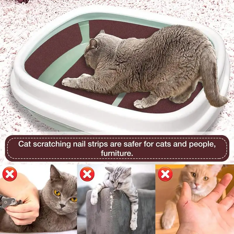 3PCS Dog Scratch Board Replacement Sandpaper For Cat Litter Box 60 - Main Image