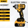 Dewalt DCD887 Electric Impact Driver Drill 3250RPM Speed Brushless motor Power Tools  Electric Screwdriver For 20V Battery 1